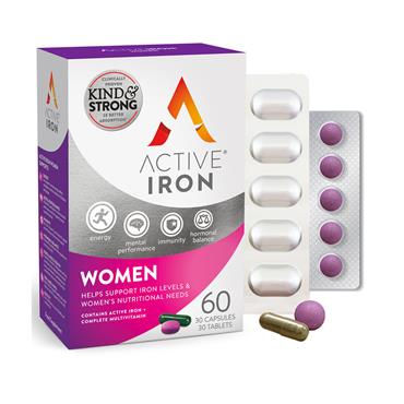 ACTIVE IRON WOMEN 30 CAPSULES + 30 TABLETS