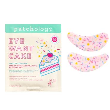 PATCHOLOGY EYE WANT CAKE LIMITED EDITION SMOOTHING & HYDRATING EYE PATCHES 1 PAIR