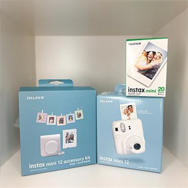 INSTAX MINI 12 BUNDLE - WHITE