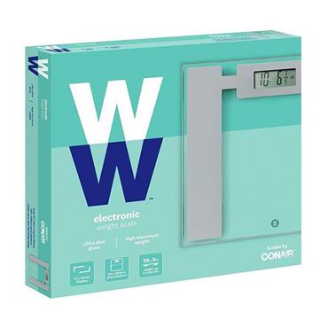 WEIGHT WATCHERS GLASS ELECTRONIC SCALES 8950NU
