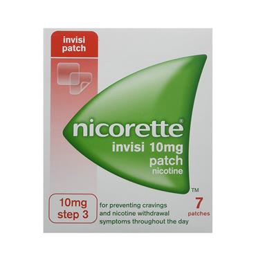 NICORETTE INVISIBLE PATCH 10MG - 7 PACK FOR ENHANCED SMOKING CESSATION SUPPORT