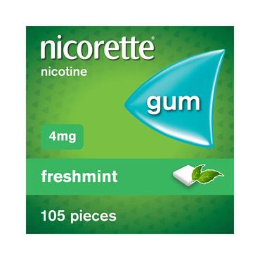 NICORETTE FRESHMINT 4MG GUM - 105 PIECES FOR EFFECTIVE SMOKING CESSATION SUPPORT