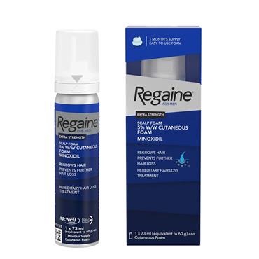 REGAINE EXTRA STRENGTH SCALP FOAM TREATMENT FOR MEN