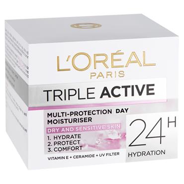 TRIPLE ACTIVE DAY CREAM DRY & SENSITIVE SKIN 50ML