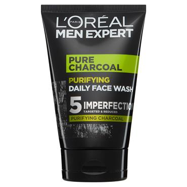 MEN EXPERT PURE CARBON PURIFYING DAILY FACE WASH CLEANSER 100ML