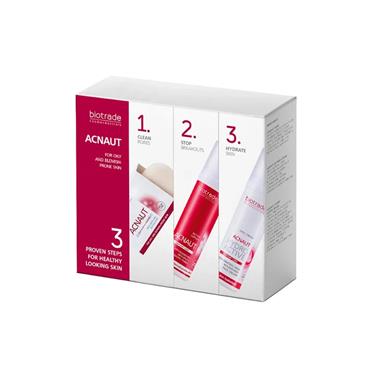 BIOTRADE ACNAUT FOR OILY AND BLEMISH PRONE SKIN 3 STEP KIT