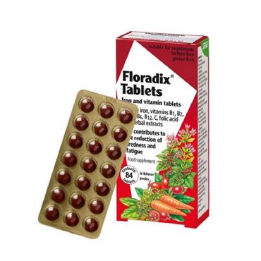 IRON AND VITAMIN FLORADIX TABLETS 84S
