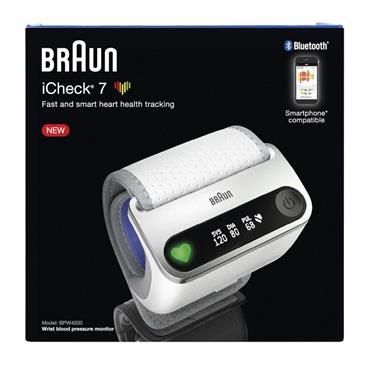 BRAUN ICHECK 7 SMART WRIST BLOOD PRESSURE MONITOR