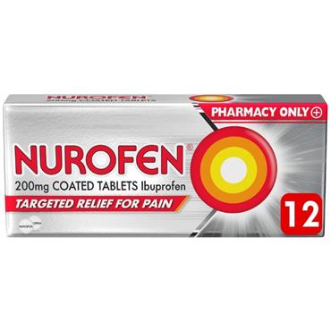 TARGETED RELIEF NUROFEN TABLETS 200MG 12