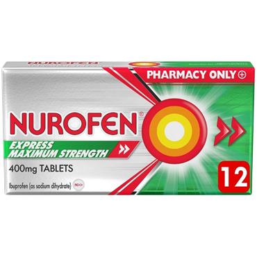 NUROFEN EXPRESS 400MG MAX TABLET 12