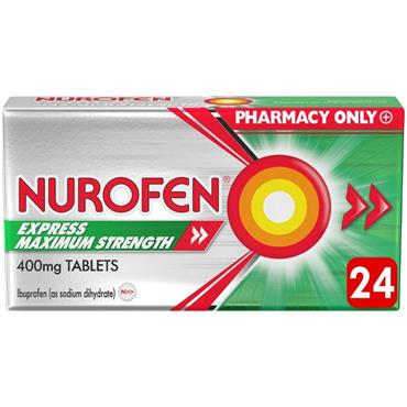 EXPRESS NUROFEN 400MG MAX TABLET 24