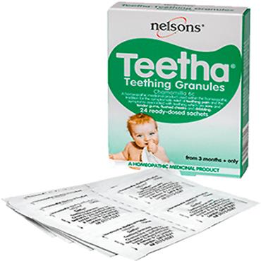 NELSONS TEETHA TEETHING GRANULES 40S