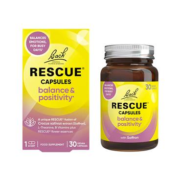 RESCUE REMEDY BALANCE + POSTIVITY CAPSULES 30