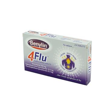 4 FLU TABLETS 24S