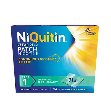 CLEAR 21MG NIQUITIN PATCH STEP 1 14 DAYS