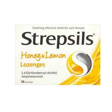 STREPSILS HONEY & LEMON 36 LOZENGES
