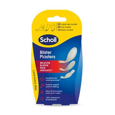 SCHOLL BLISTER PLASTERS - MIXED 5 VPACK