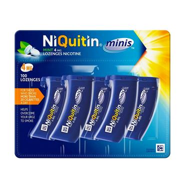 MINI 4MG NIQUITIN 5X15 LOZENGES