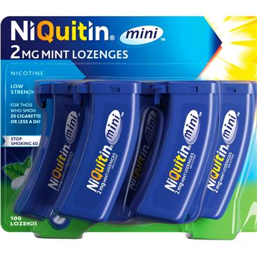 NIQUITIN 2MG MINI LOZENGES X100