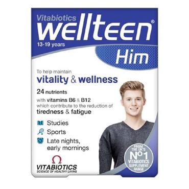 VITABIOTICS WELLTEEN VITALITY & WELLNESS  HIM