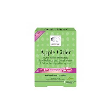 NEW NORDIC APPLE CIDER VINEGAR MEGA STRENGHT 1000MG TABLETS