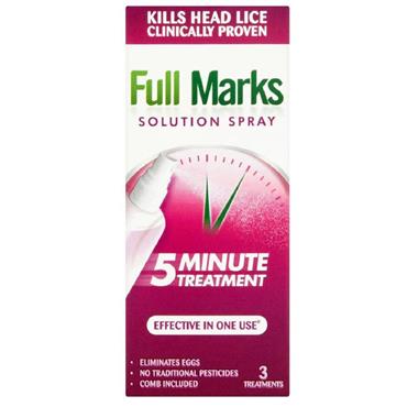 FULL MARKS HEAD LICE SPRAY 150ML