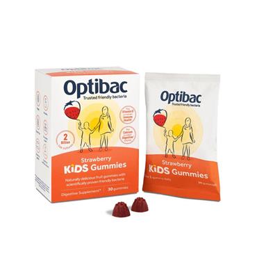 OPTIBAC KIDS GUMMIES STRAWBERRY PROBIOTICS 30S