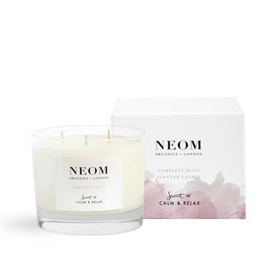 NEOM COMPLETE BLISS 3 WICK SCENTED CANDLE