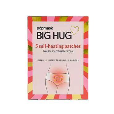 POPMASK BIG HUG SELF-HEATING PATCHES FOR MENSTRUAL CRAMPS X5