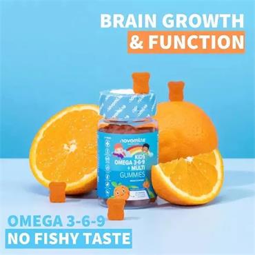 NOVOMINS KIDS OMEGA 3-6-9 + MULTI GUMMIES X30