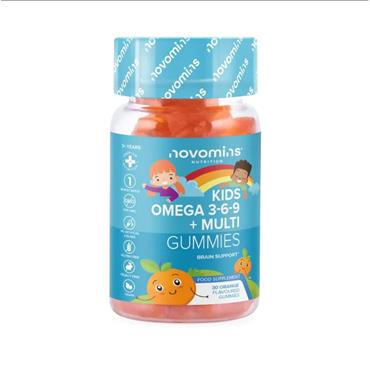NOVOMINS KIDS OMEGA 3-6-9 + MULTI GUMMIES X30