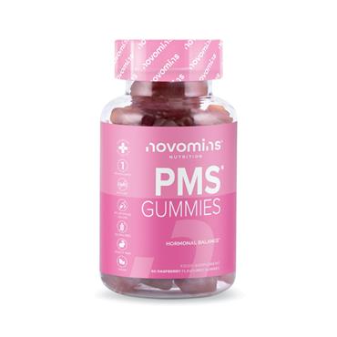 NOVOMINS PMS 60 RASPBERRY FLAVOURED GUMMIES