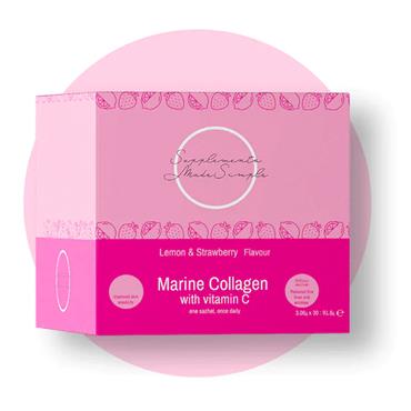 SUPPLEMENTS MADE SIMPLE MARINE COLLAGEN WITH VITAMIN C - 30 SACHETS