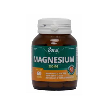SONA MAGNESIUM OXIDE 250MG 60'S