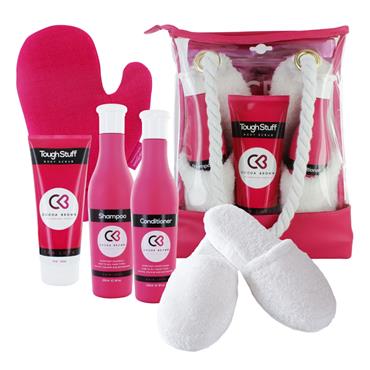 COCOA BROWN TAN SET WITH SLIPPERS
