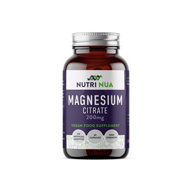 NUTRI NUA MAGNESIUM CITRATE 200MG 60 CAPSULES