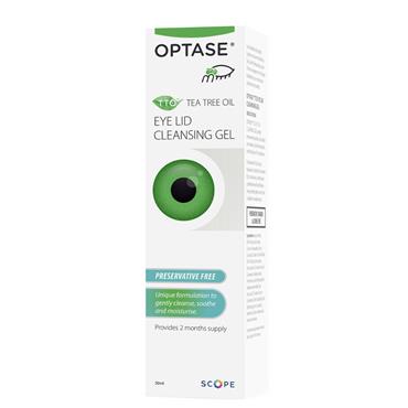 OPTASE EYE LID CLEANSING GEL - TEA TREE OIL
