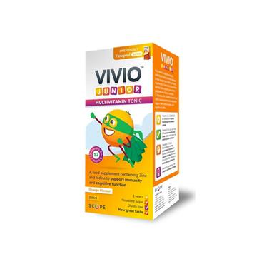 VIVIO JUNIOR MULTIVITAMIN TONIC - ORANGE FLAVOUR 250ML