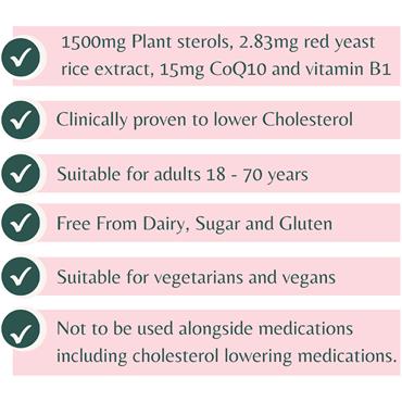 ZEROCHOL CARDIO+ PLANT STEROLS AND RED YEAST RICE COMPLEX 60 TABS
