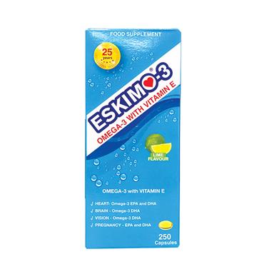 OMEGA 3 WITH VITAMIN E 250 CAPSULES