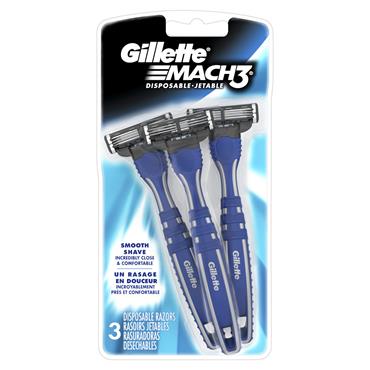 DISPOSABLE MACH 3 RAZOR 3S