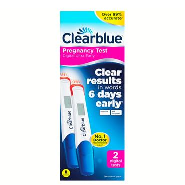 CLEARBLUE DIGITAL PREGNANCY TEST X2