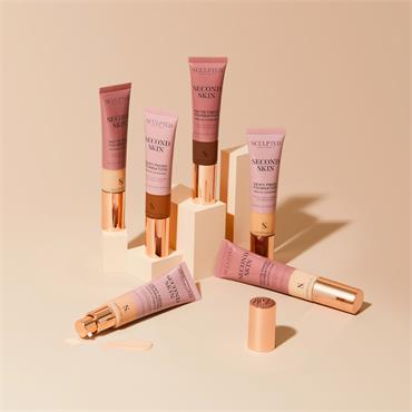 SCULPTED SECOND SKIN DEWY FOUNDATION SPF50